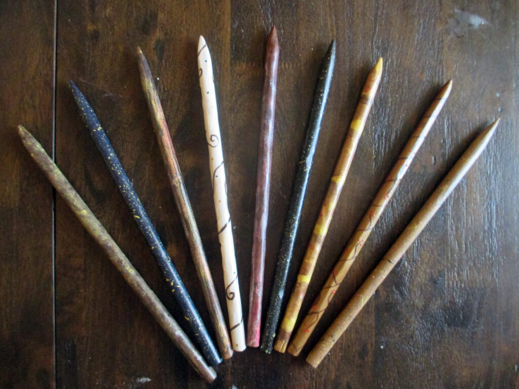 Harry Potter party wands