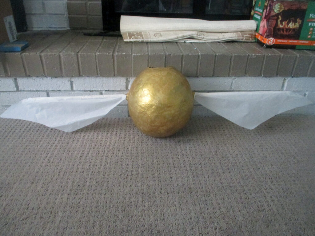 Golden Snitch Piñata for Harry Potter party